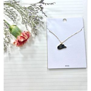 Cowboy hat necklace